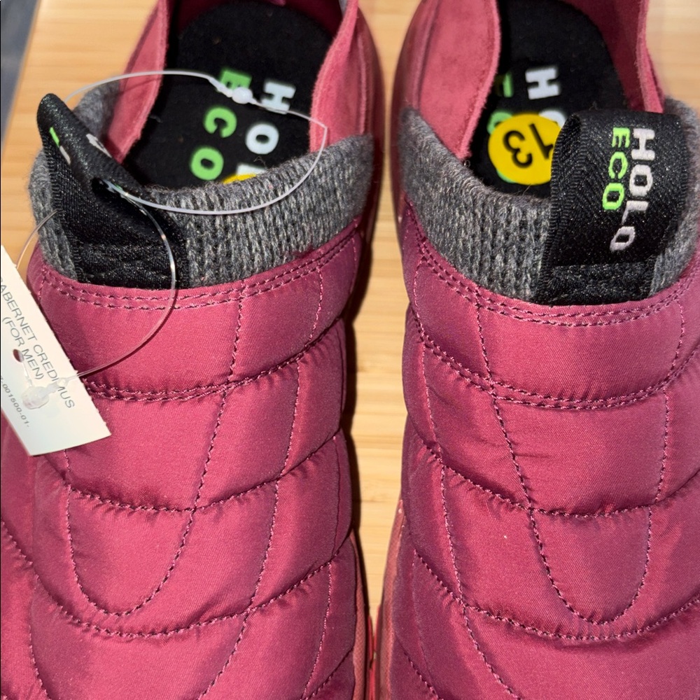 Holo Eco Maroon Slip-On Shoes - Picture 2 of 5